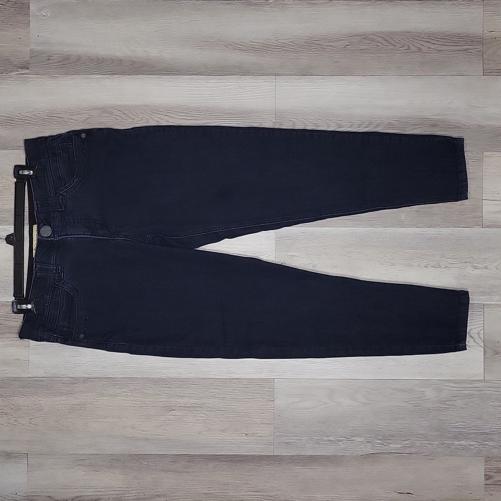 Democracy Womens 8‎ Ab Technology Dark Wash Denim Jeans Cotton Tapered Leg